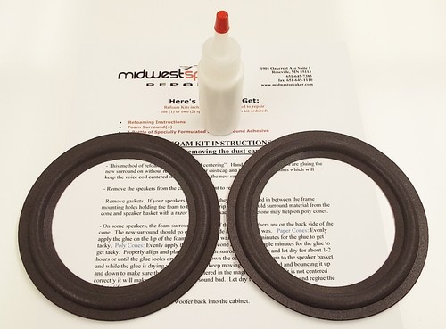 Mini advent woofer foam - mini, 5.25"